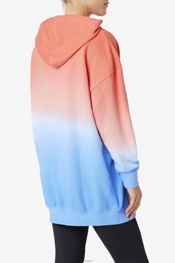 hanorac supradimensionat destiny orange/charisma/cayenne fila LTP2R61535 portocaliu/carisma/cayenne FILA