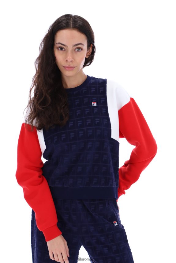 lucy velur crew hanorac fila LTP2R63428FILA