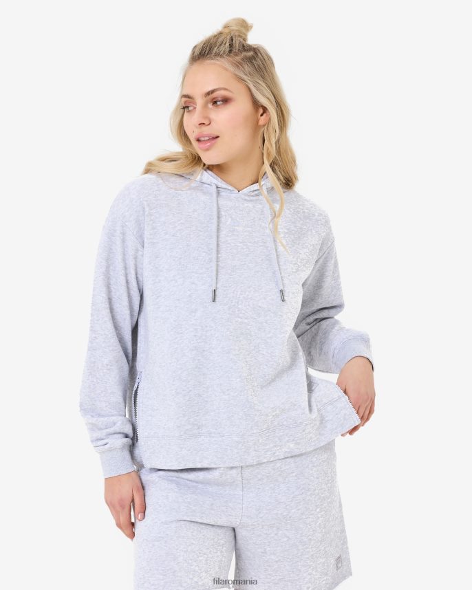 yuna hoody fila light grey marle LTP2R62954 marle gri deschis FILA