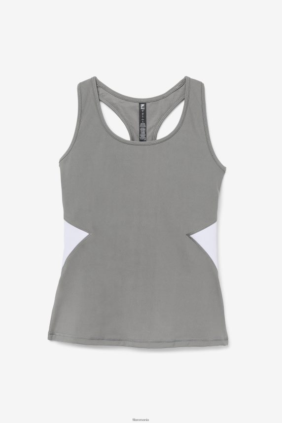 Fila uplift open racerback tank top gargoyle/lavender blue LTP2R61873 gargoyle/albastru lavandă FILA