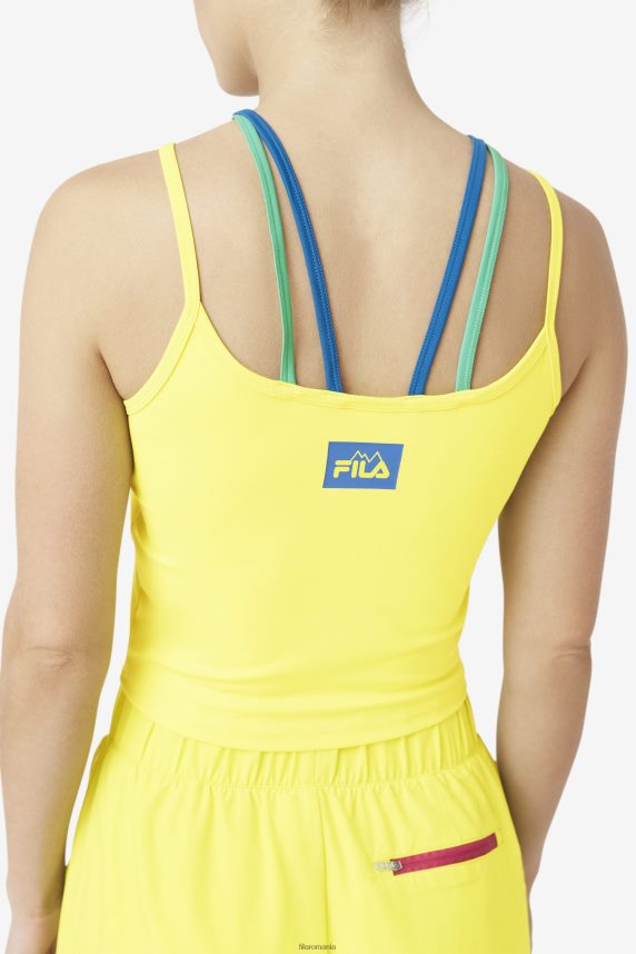 cecilia strappy tank fila sulphur LTP2R61382 sulf FILA