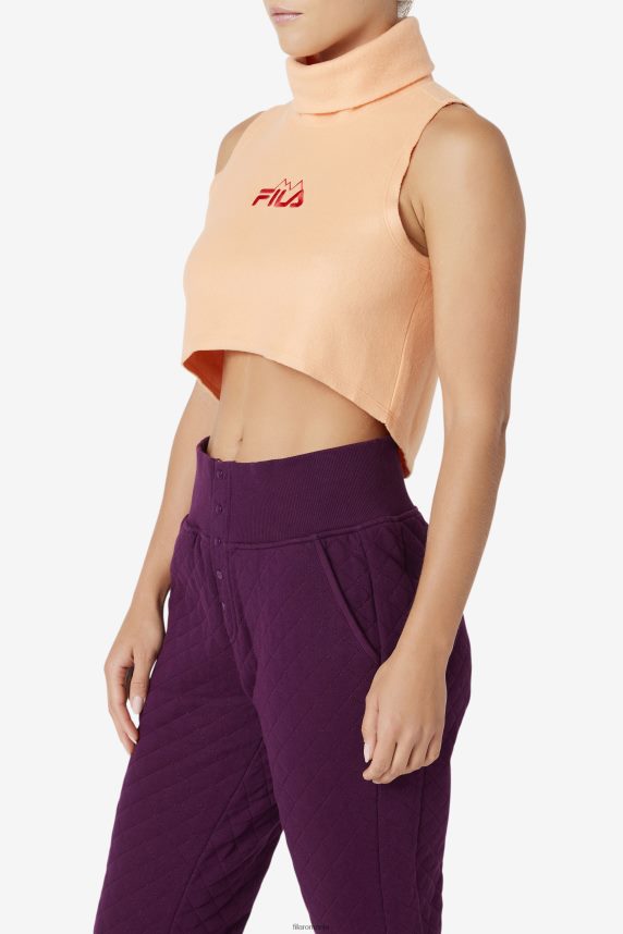 eliana cropped neck warmer portocaliu/cayenne fila LTP2R61415 portocală/cayenne FILA