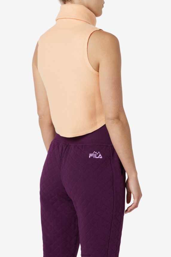 eliana cropped neck warmer portocaliu/cayenne fila LTP2R61415 portocală/cayenne FILA