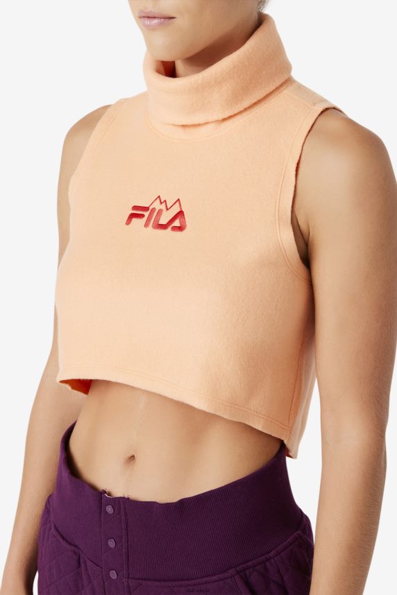 eliana cropped neck warmer portocaliu/cayenne fila LTP2R61415 portocală/cayenne FILA