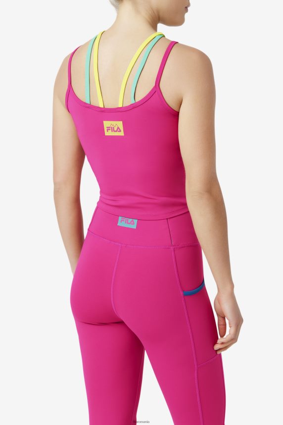 fila cecilia strappy tank festival fuchsia LTP2R61381 festival fucsia FILA