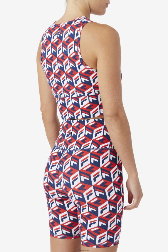 fila emmaline tank roșu/marine/alb LTP2R61393 roșu/marinier/alb FILA