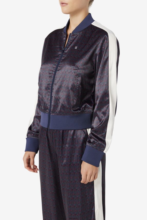 jachetă fila farah satin peacoat/tofu LTP2R61777 paon/tofu FILA