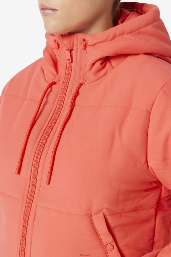 jachetă puffer fila eden cayenne/sfeclă murată LTP2R61779 cayenne/sfeclă murată FILA