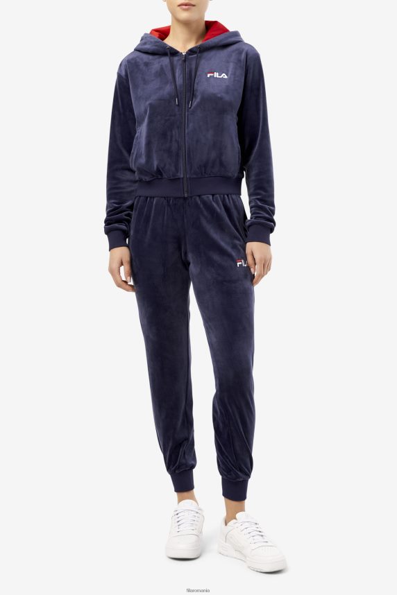 sacou zura velur bleumarin fila LTP2R61763 marina FILA