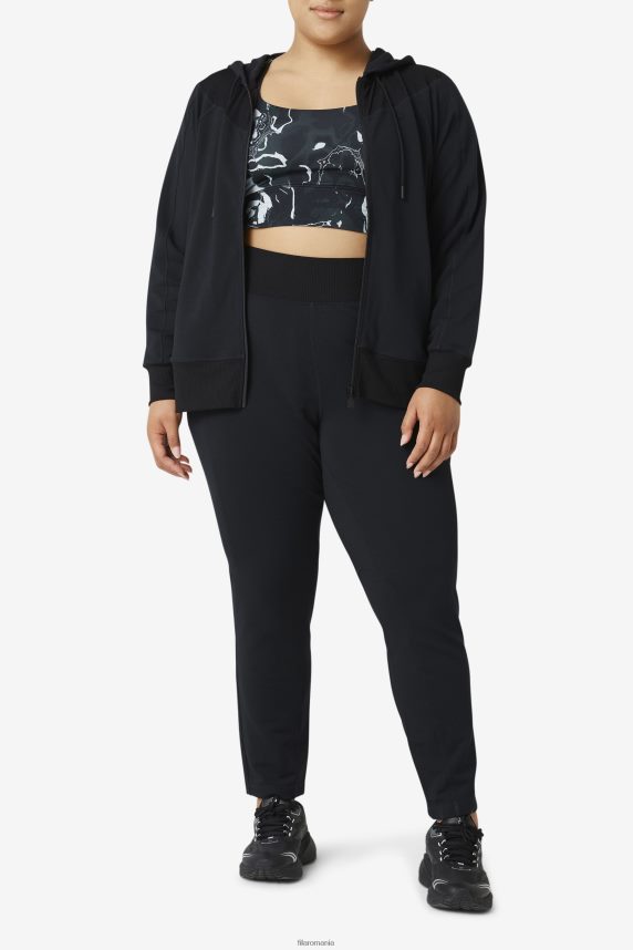 pantaloni negri fi-lux slim picior fila LTP2R61998 negru FILA