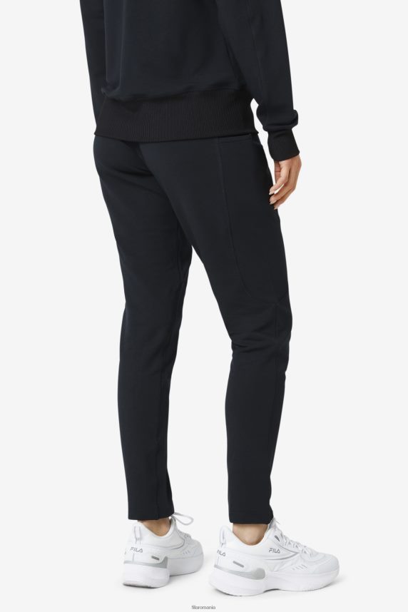pantaloni negri fila fi-lux slim picior LTP2R62013 negru FILA