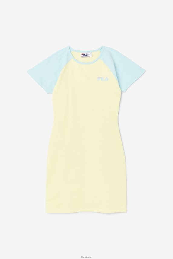 rochie kyra fila tender yellow LTP2R61550 galben fraged FILA