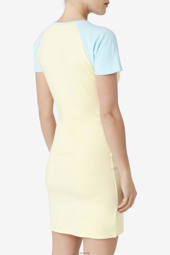rochie kyra fila tender yellow LTP2R61550 galben fraged FILA