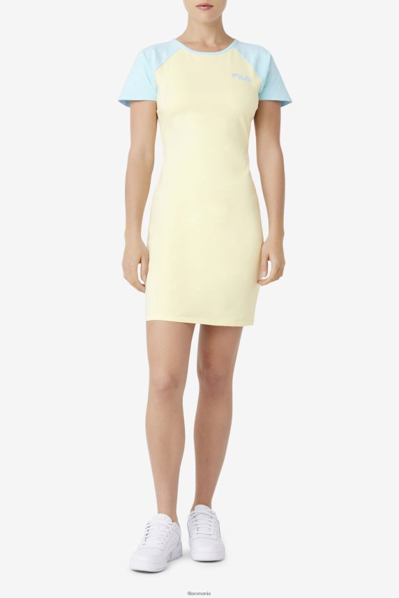rochie kyra fila tender yellow LTP2R61550 galben fraged FILA