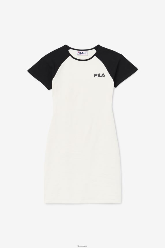 rochie kyra gardenia/negru fila LTP2R61553 gardenie/negru FILA