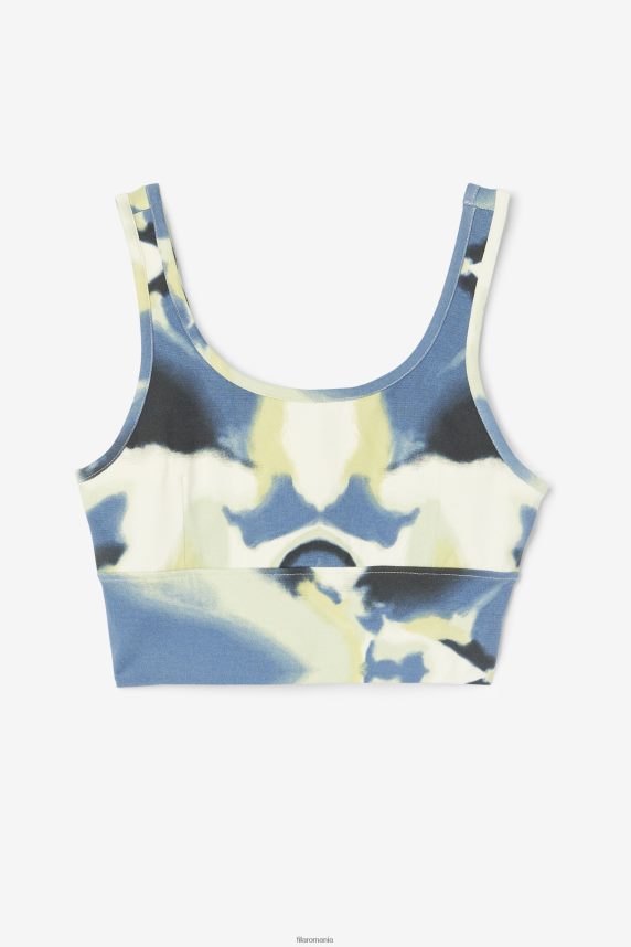 sutien fila dawn top brushstroke print LTP2R61399 imprimeu cu pensula FILA