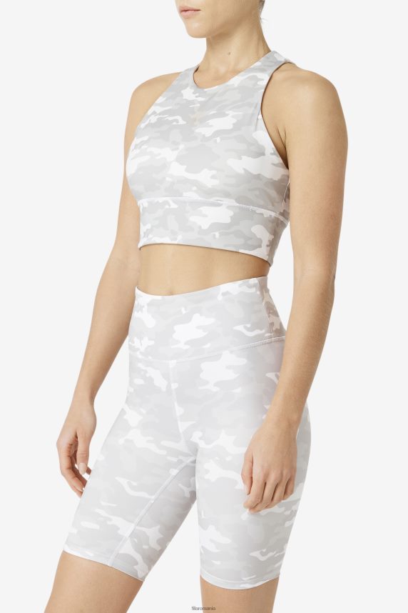 sutien sport alb cu gât înalt fila uplift LTP2R61810 alb FILA