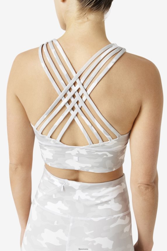 sutien sport alb cu gât înalt fila uplift LTP2R61810 alb FILA