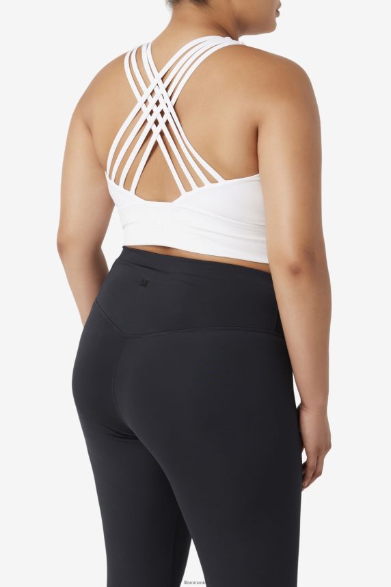 sutien sport cu gât înalt fila alb uplift LTP2R61840 alb FILA