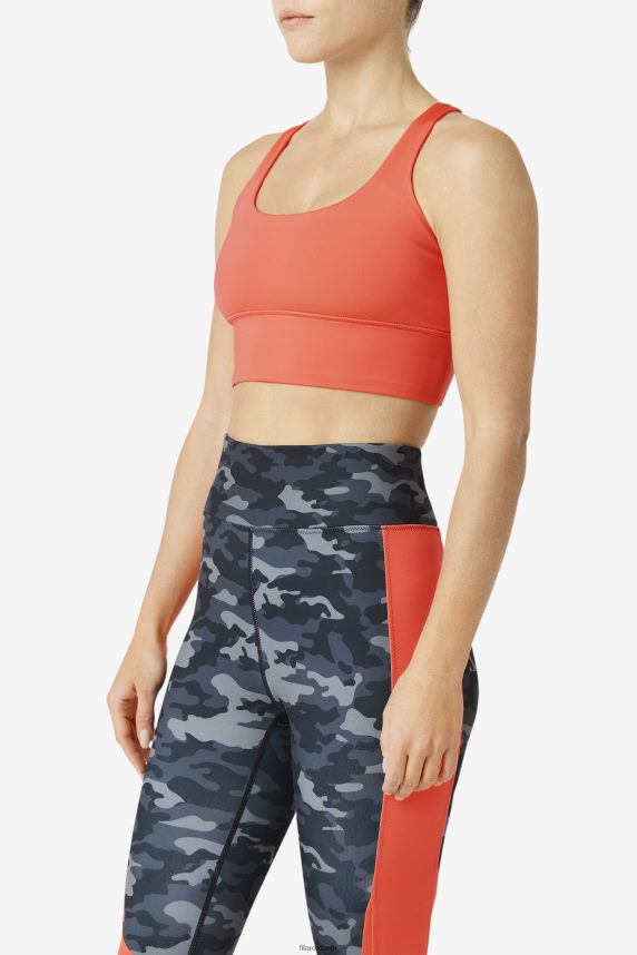 uplift cross spate sutien top fila hot coral LTP2R61790 coral fierbinte FILA