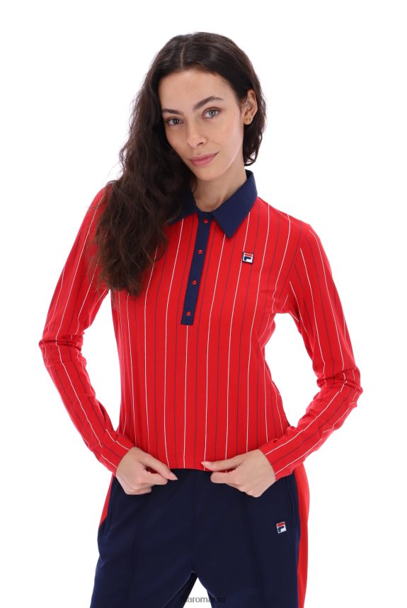 Jada cu mânecă lungă bb1 polo top fila LTP2R63422FILA