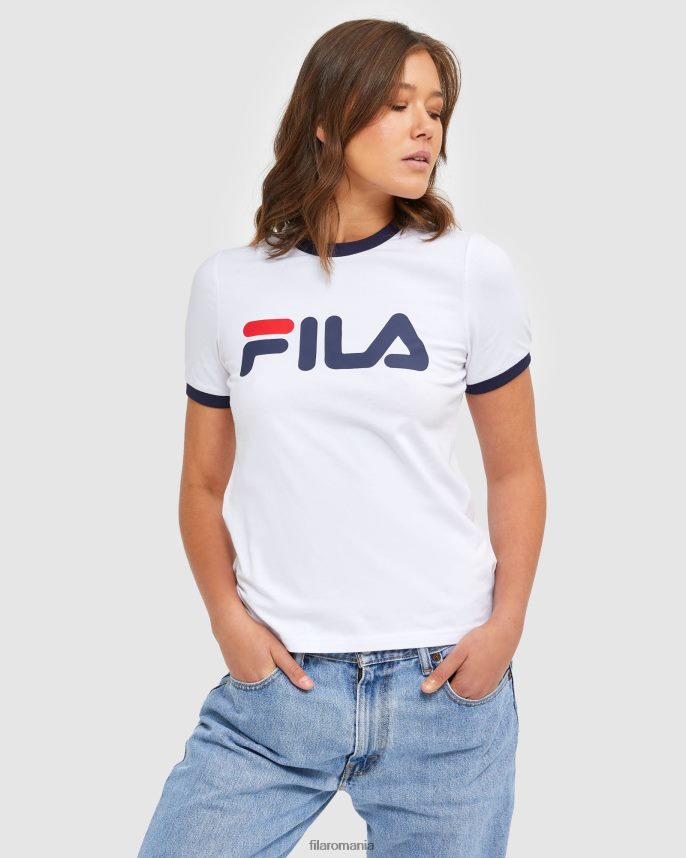 Tricou alb Fila Classic pentru femei LTP2R62901 alb FILA