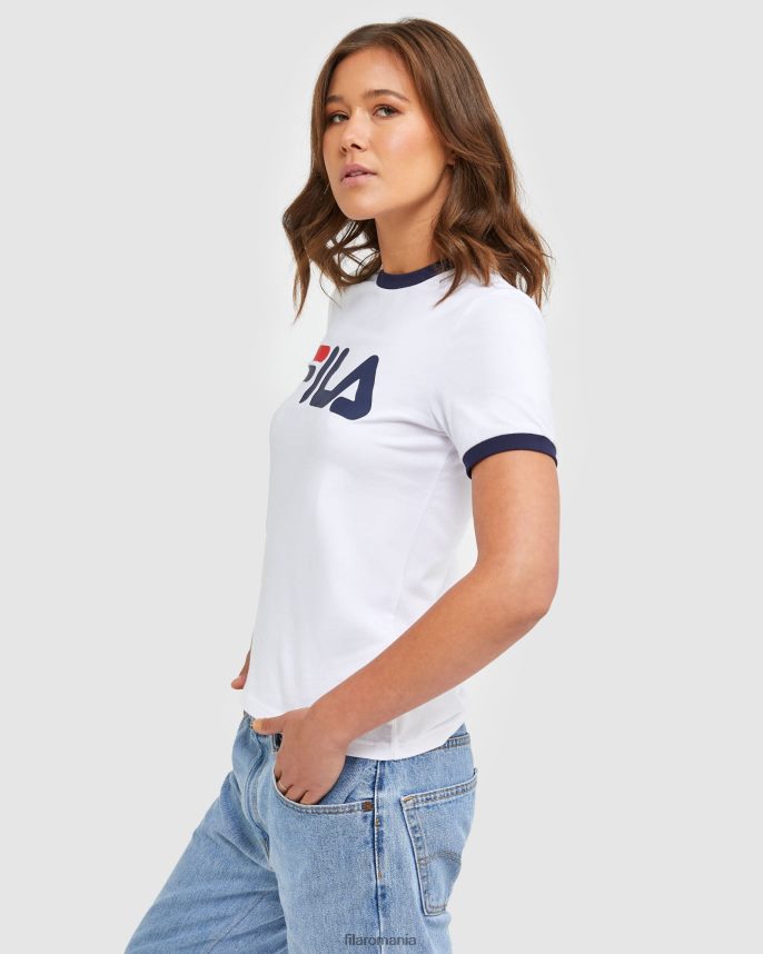 Tricou alb Fila Classic pentru femei LTP2R62901 alb FILA