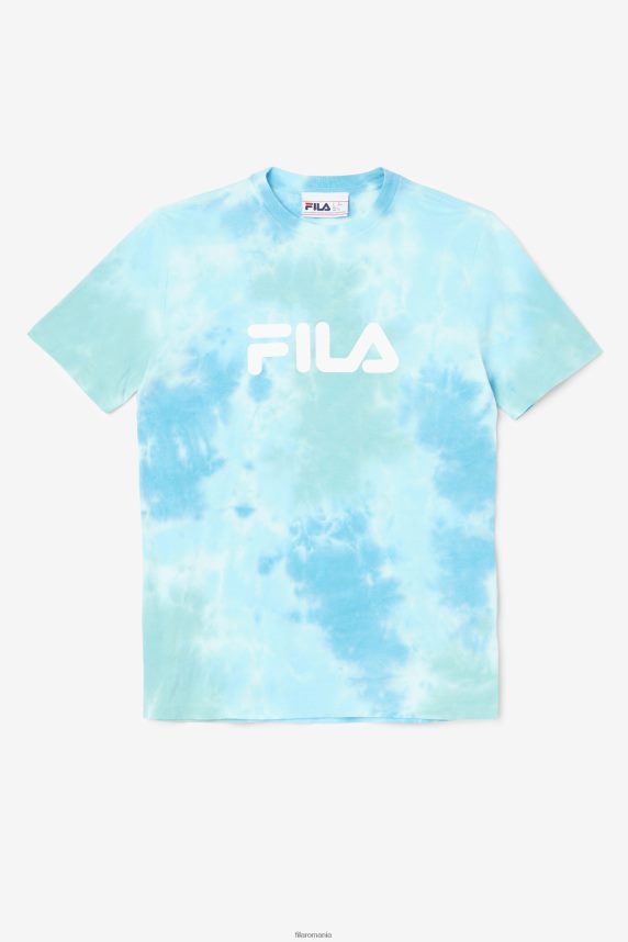 alivia tie dye tee white/splish/all/latigo bay fila LTP2R61403 alb/splish/tot/latigo bay FILA