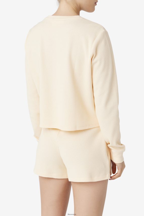 camasa cu maneca lunga fila lina tender peach LTP2R61417 piersic fraged FILA