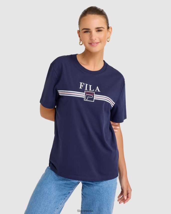 cathy tee new navy fila LTP2R62783 marina noua FILA