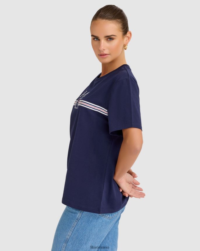 cathy tee new navy fila LTP2R62783 marina noua FILA