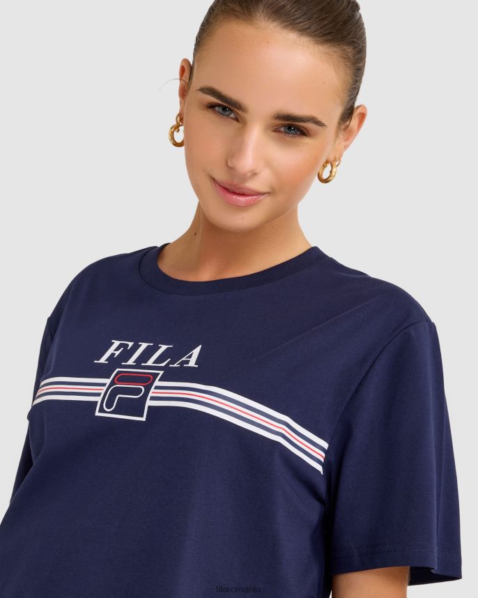 cathy tee new navy fila LTP2R62783 marina noua FILA