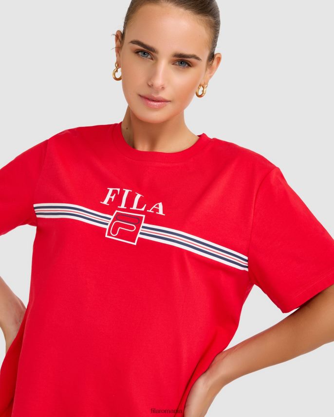 fila cathy tee red LTP2R62785 roșu FILA