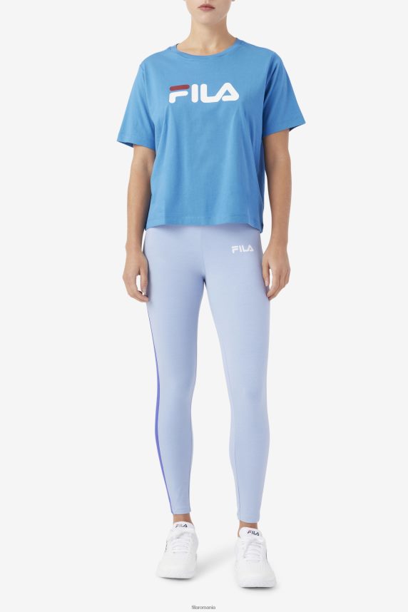 fila thea tee vallarta blue/white/rhubarb LTP2R61453 vallarta albastru/alb/rubarbă FILA