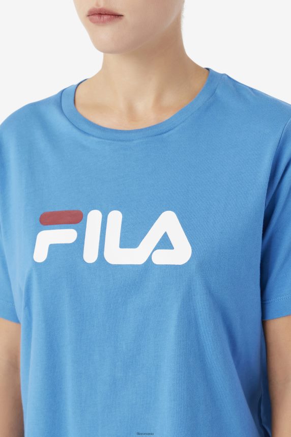 fila thea tee vallarta blue/white/rhubarb LTP2R61453 vallarta albastru/alb/rubarbă FILA