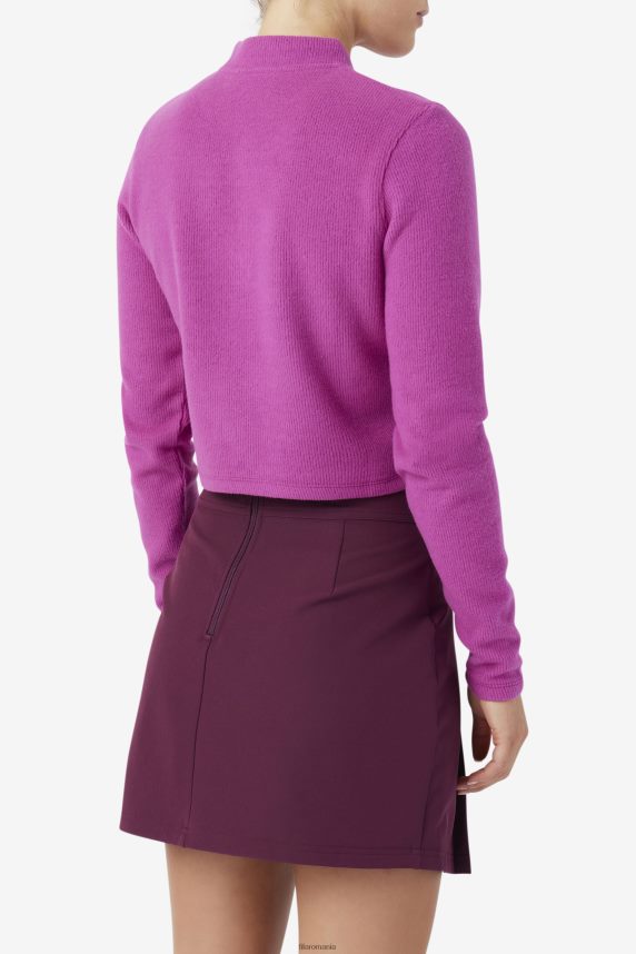 josie half zip top fila rouge/potpourri LTP2R61388 rouge/popuri FILA