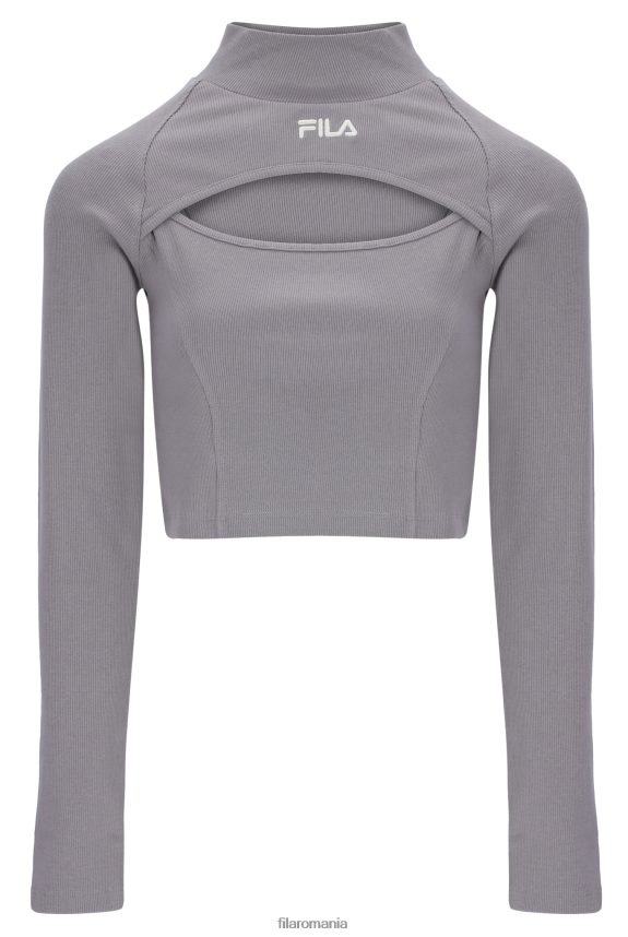 kaia decupat top cu mâneci lungi fila LTP2R63395FILA