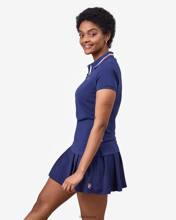 monica polo new navy fila LTP2R62921 marina noua FILA