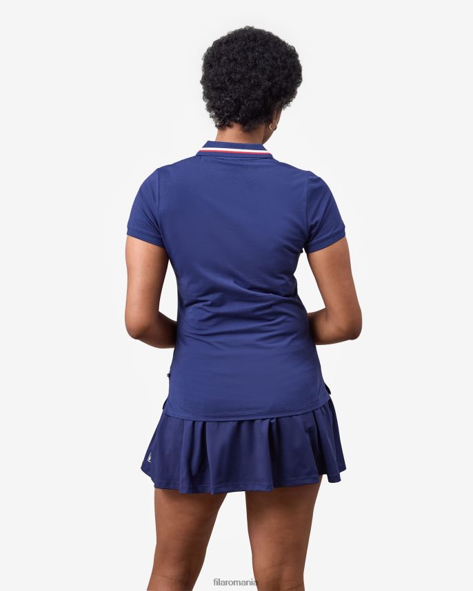 monica polo new navy fila LTP2R62921 marina noua FILA