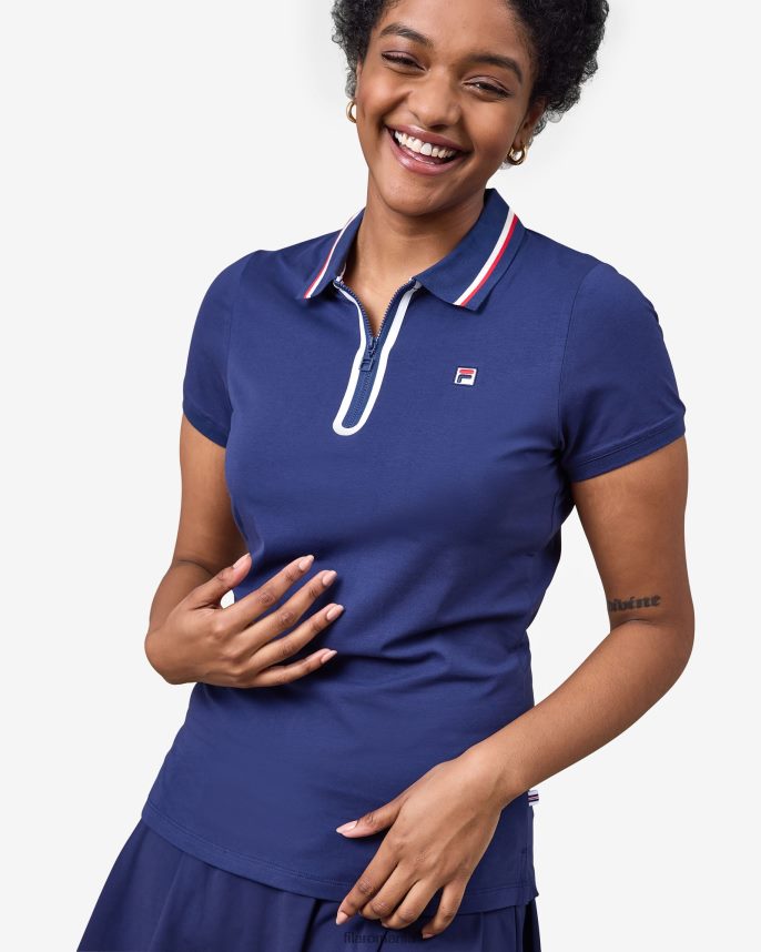 monica polo new navy fila LTP2R62921 marina noua FILA