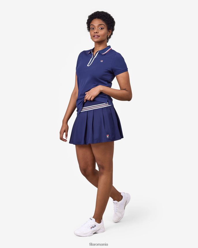 monica polo new navy fila LTP2R62921 marina noua FILA