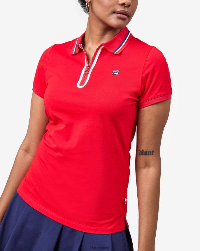 monica polo red fila LTP2R62927 roșu FILA