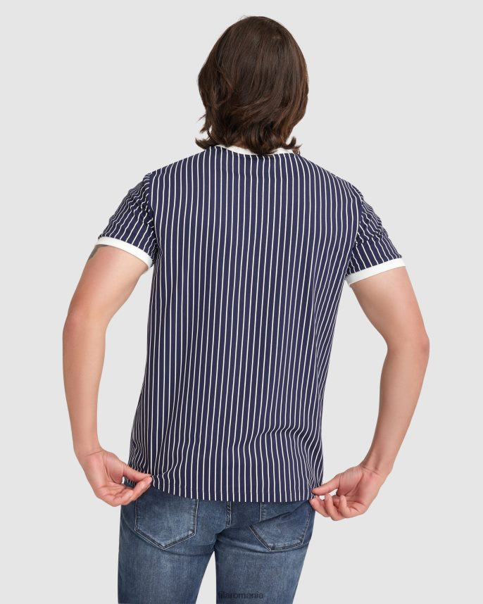 noua navy fila wyatt ringer pentru bărbați LTP2R62385 marina noua FILA