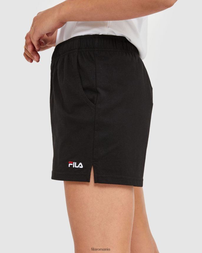 pantaloni scurți negri fila classic dama din tricot LTP2R62871 negru FILA