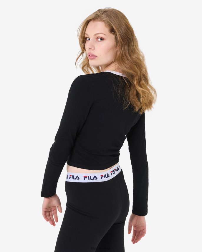 sage ls tee fila black LTP2R62936 negru FILA