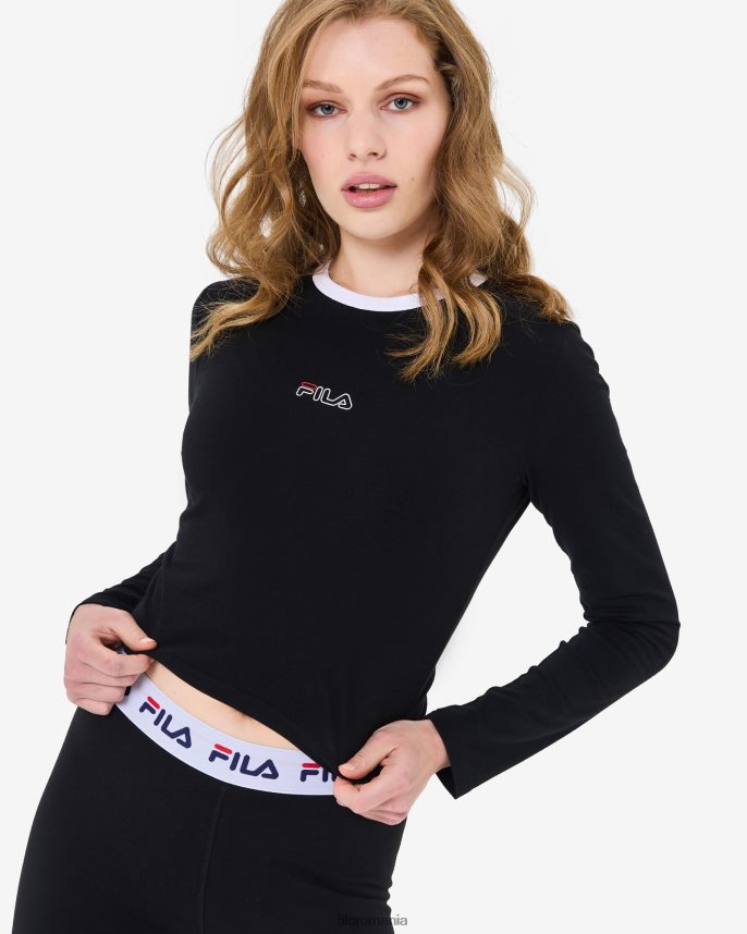 sage ls tee fila black LTP2R62936 negru FILA