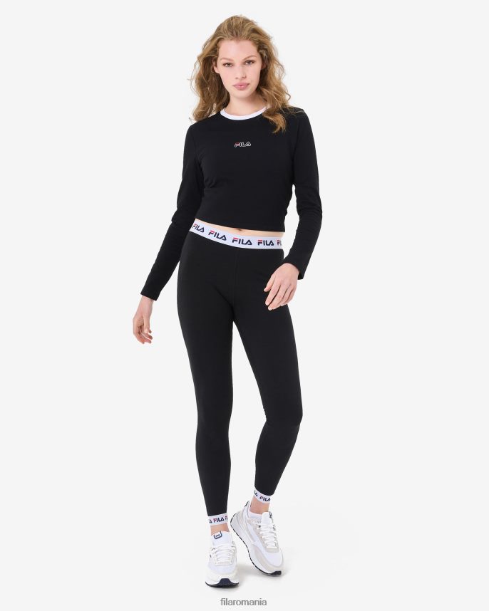 sage ls tee fila black LTP2R62936 negru FILA