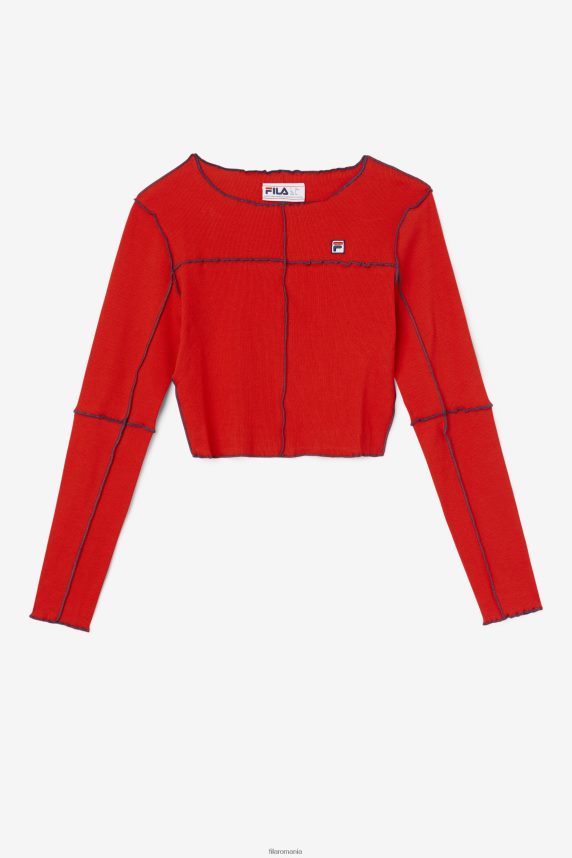 top fila red brooklynn LTP2R61396 roșu FILA
