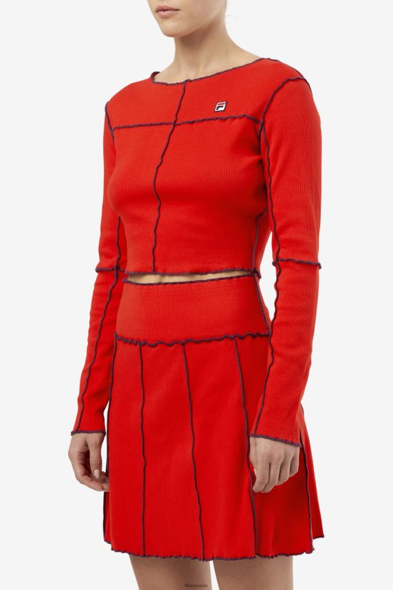 top fila red brooklynn LTP2R61396 roșu FILA