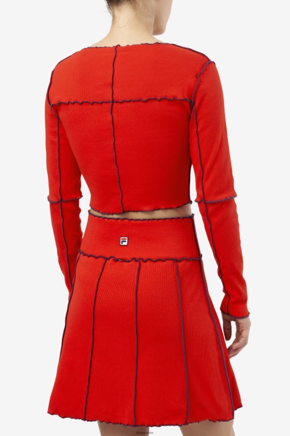 top fila red brooklynn LTP2R61396 roșu FILA